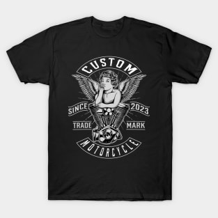 Cupid Custom Motorcycle T-Shirt